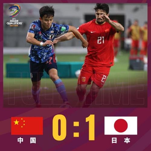 中国vs日本足球