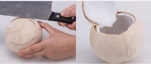 如何打开椰子壳