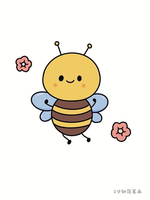 蜜蜂图片简笔画