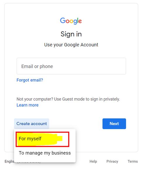 谷歌账号注册官网